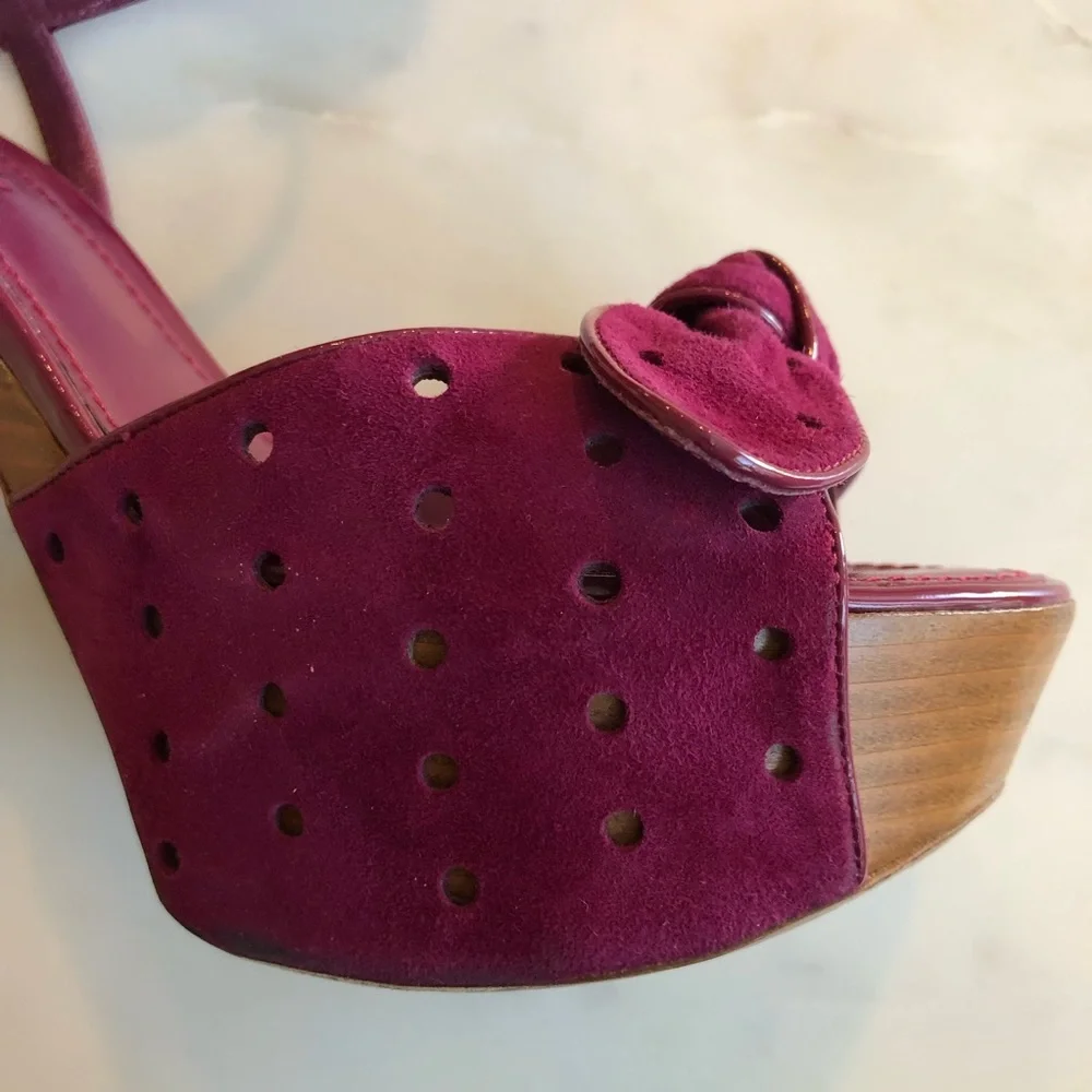 Louis Vuitton Rita Sandal 8cm 37.5 Framboise - Picture 3 of 16